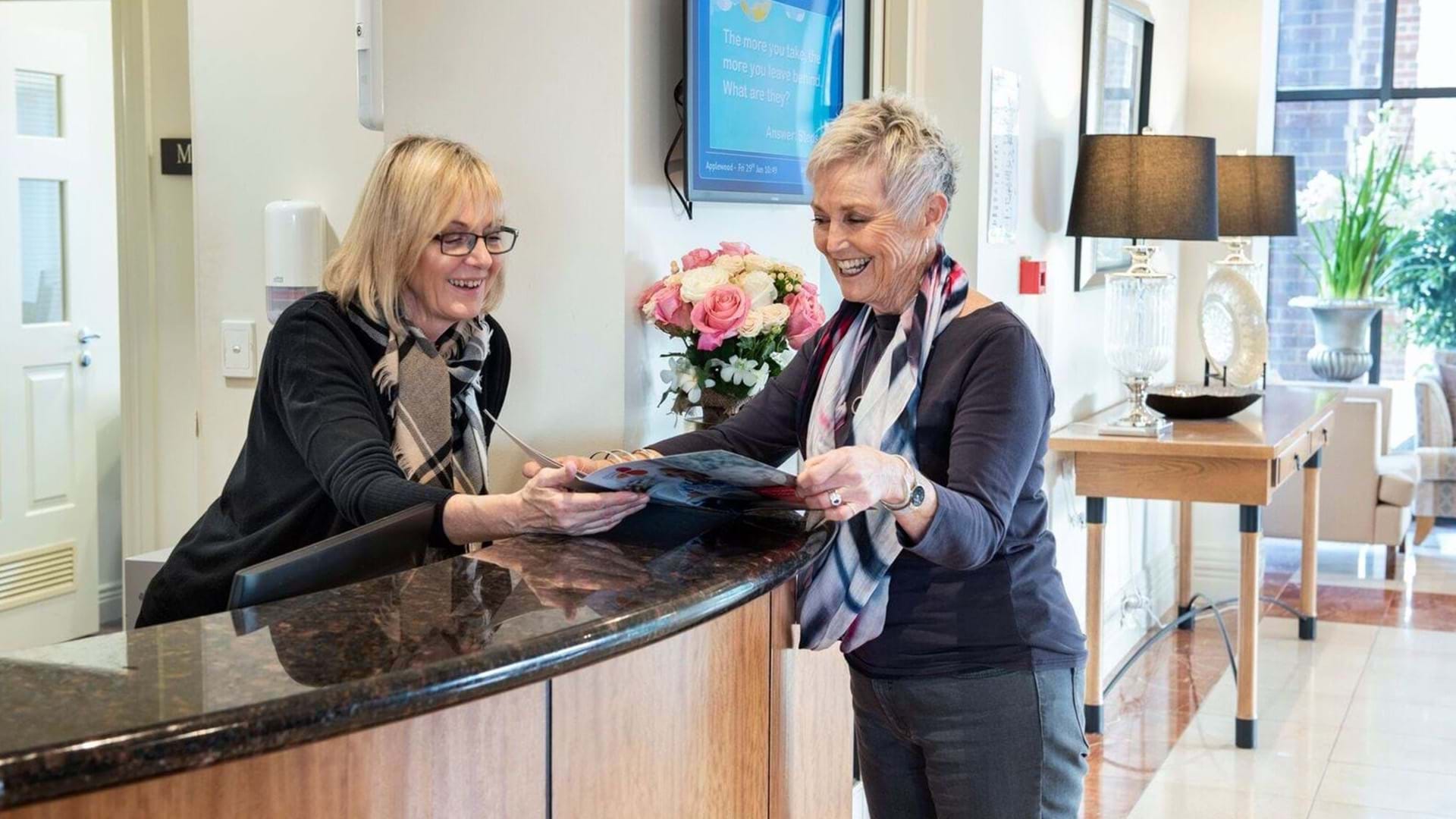 Reception - Retirement Village Doncaster - Applewood